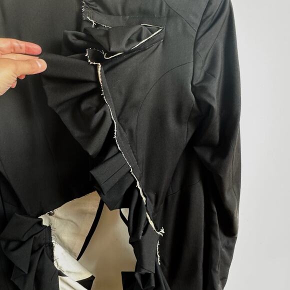 NWT COMME DES GARCONS Couture Cut-Out Deconstructed Blazer - Picture 8 of 14